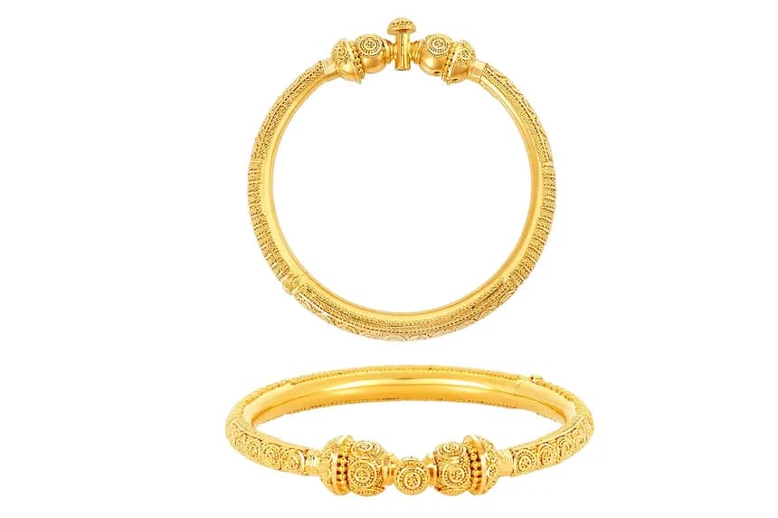 Golden bangles