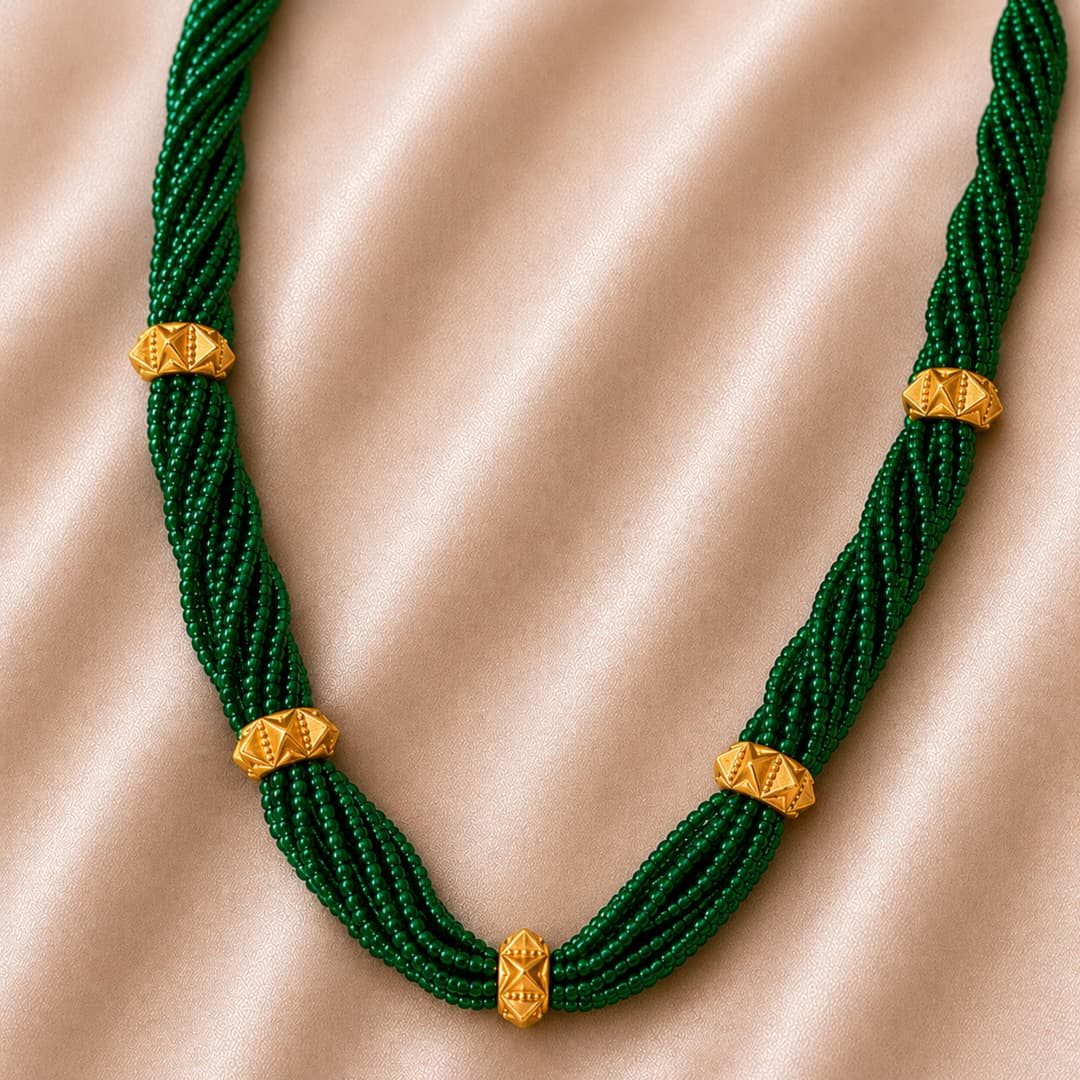 Royal Green Naugedi Necklace